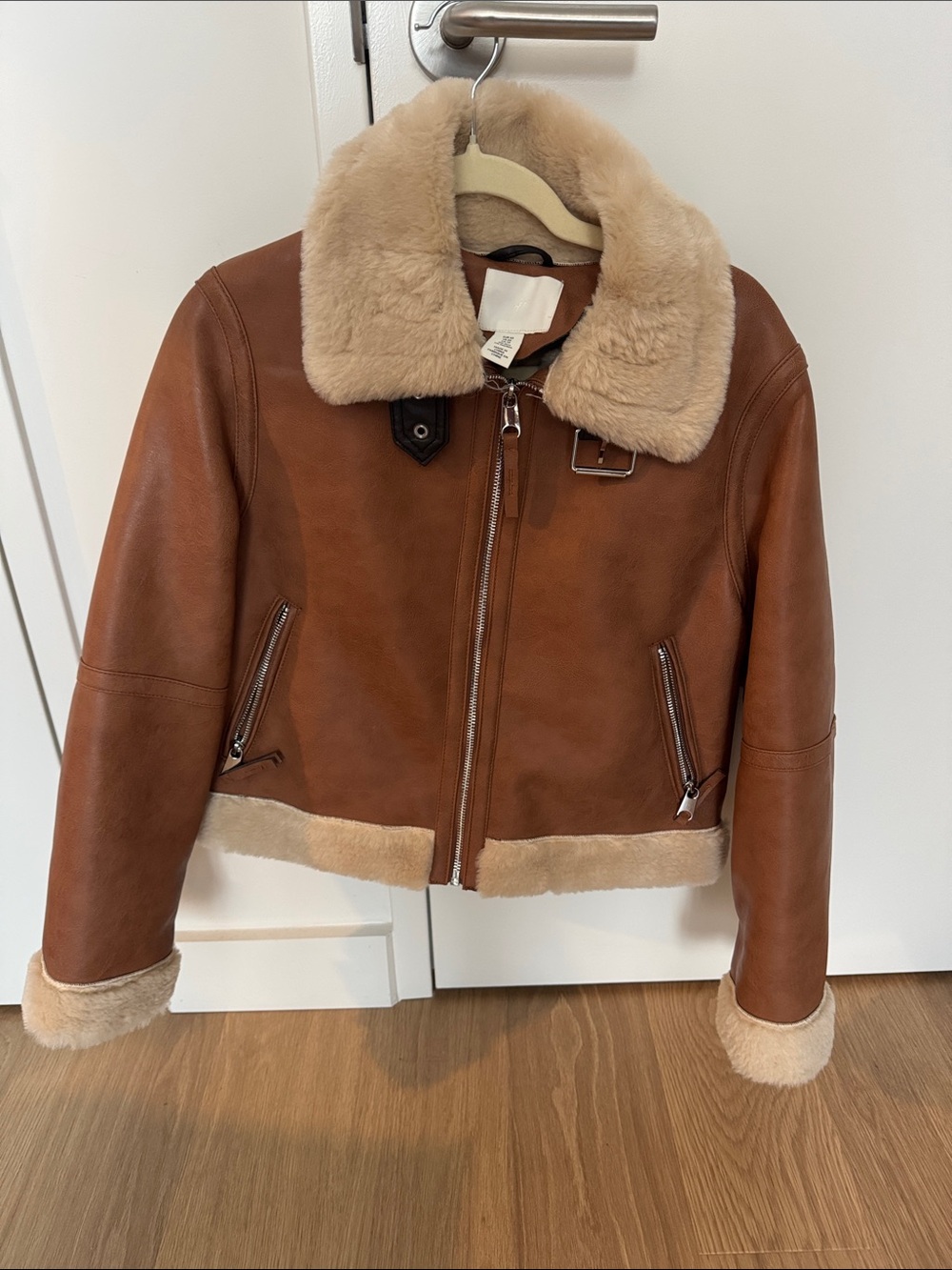 H&M Sherling coat